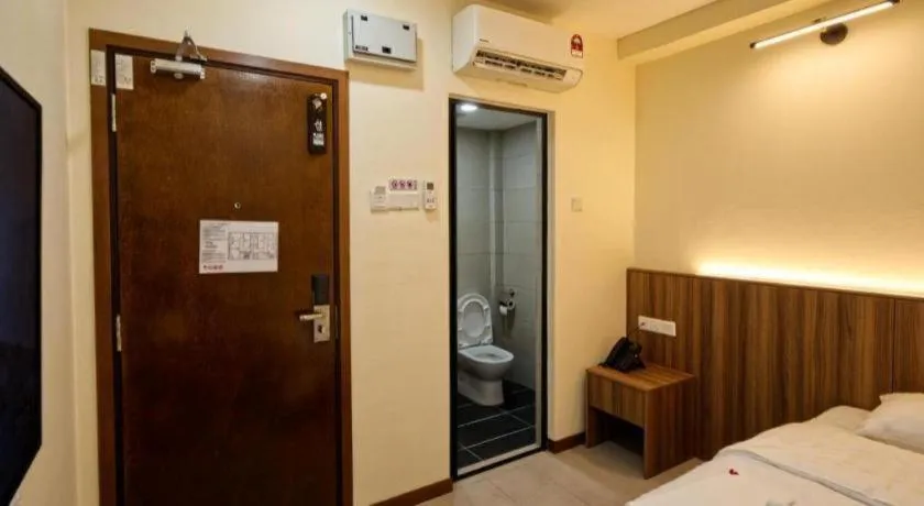 Bed in Weiss Hotels Kepong Baru