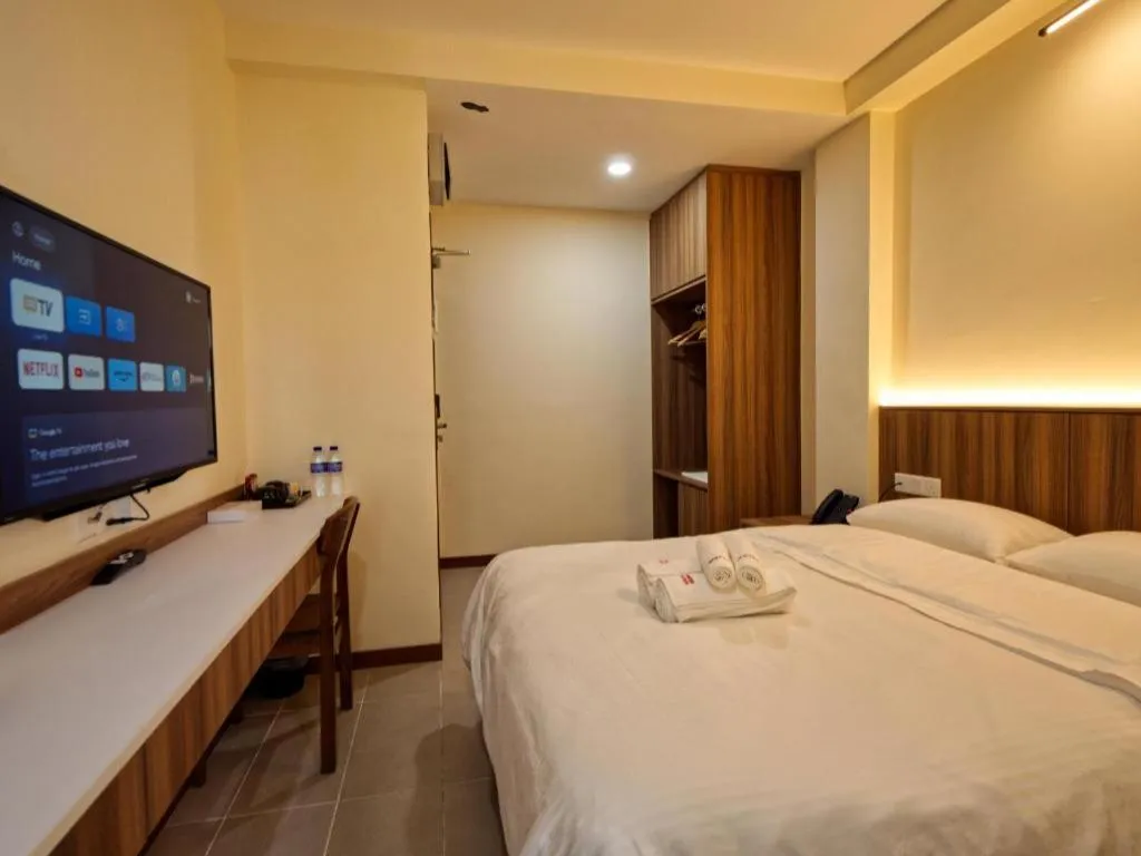 Bed in Weiss Hotels Kepong Baru