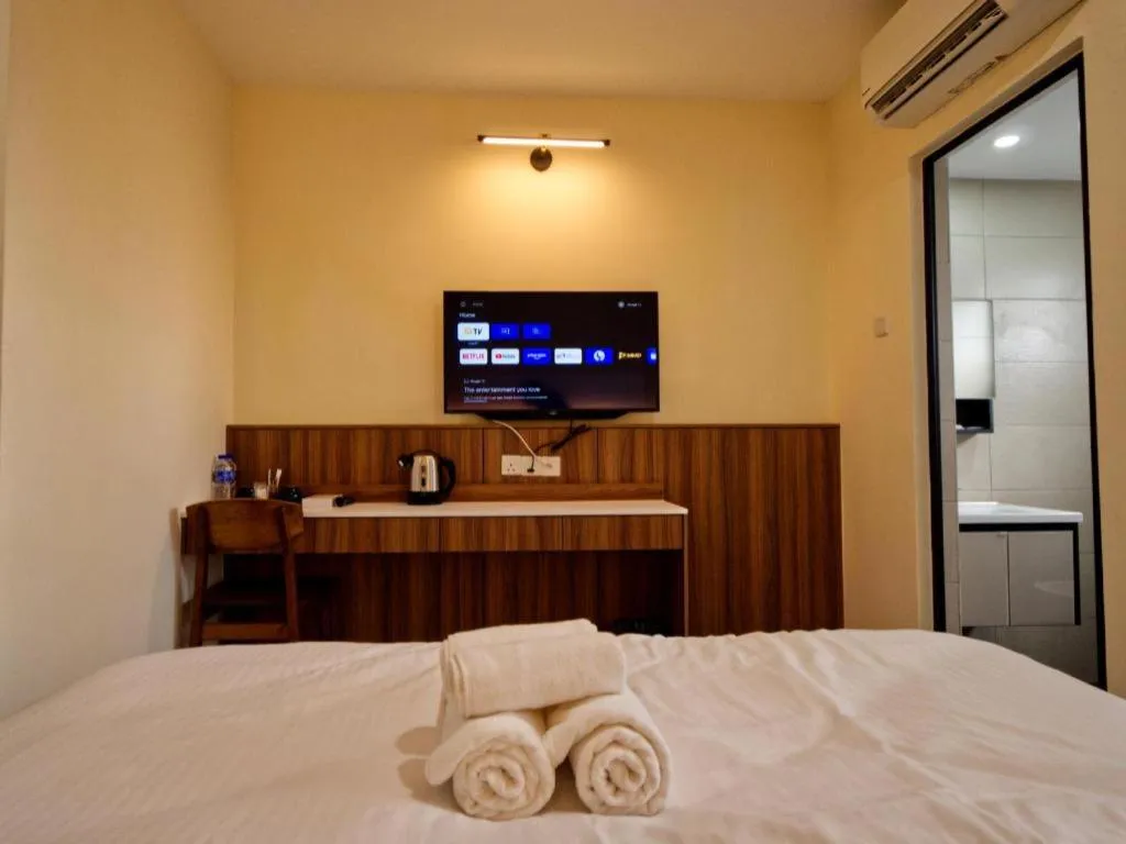 Bed in Weiss Hotels Kepong Baru