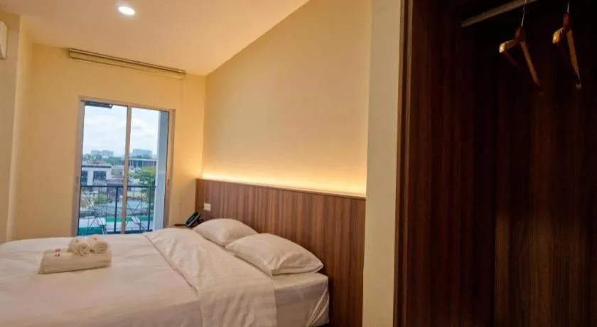 Bed in Weiss Hotels Kepong Baru