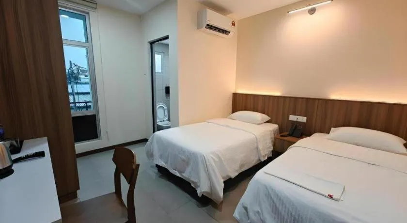 Bed in Weiss Hotels Kepong Baru