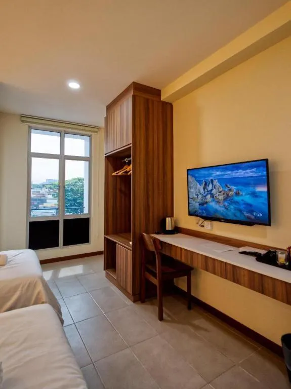 Bed in Weiss Hotels Kepong Baru