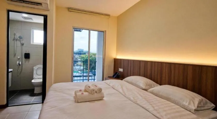 Bed in Weiss Hotels Kepong Baru