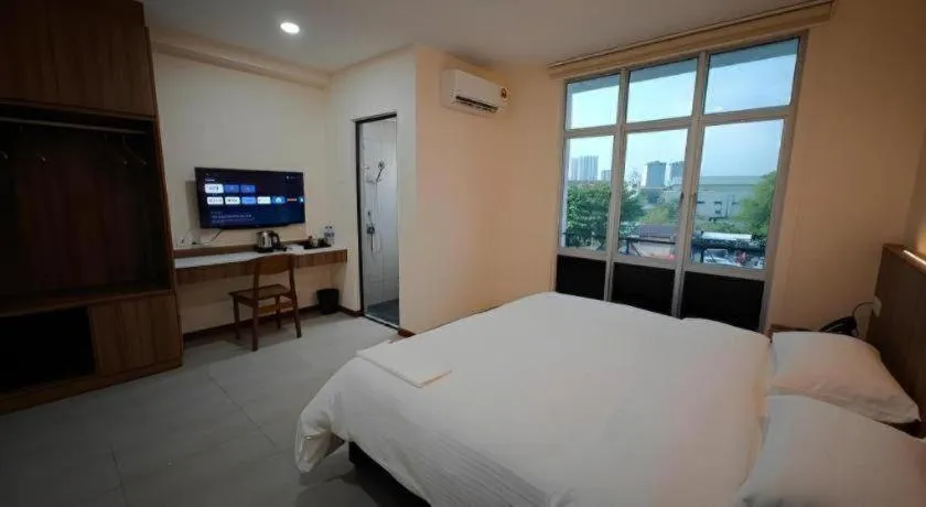 Bed in Weiss Hotels Kepong Baru