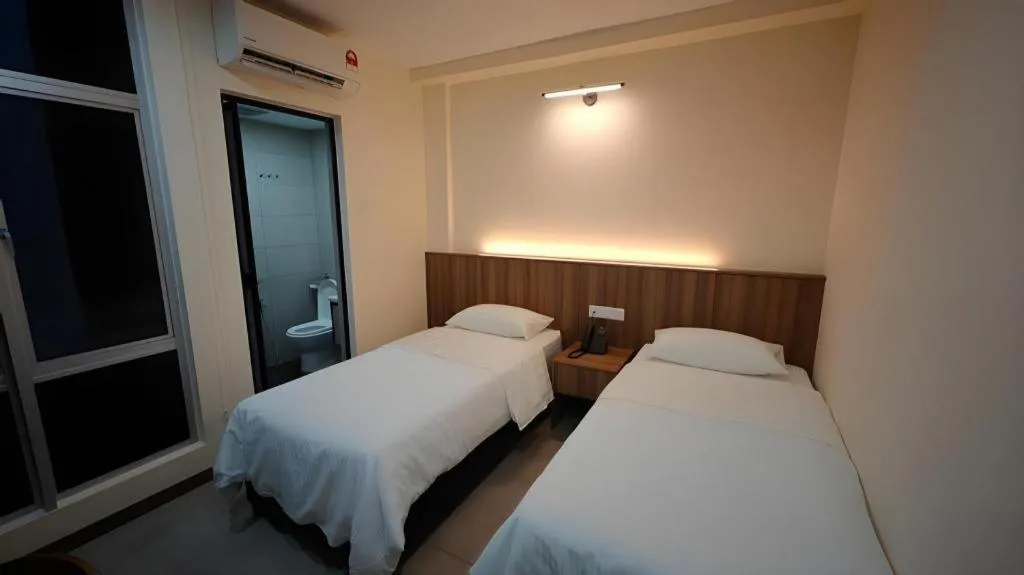Bed in Weiss Hotels Kepong Baru