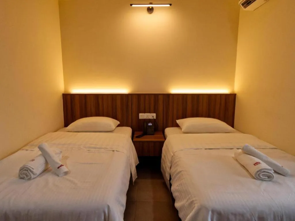 Bed in Weiss Hotels Kepong Baru