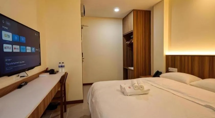 Bed in Weiss Hotels Kepong Baru