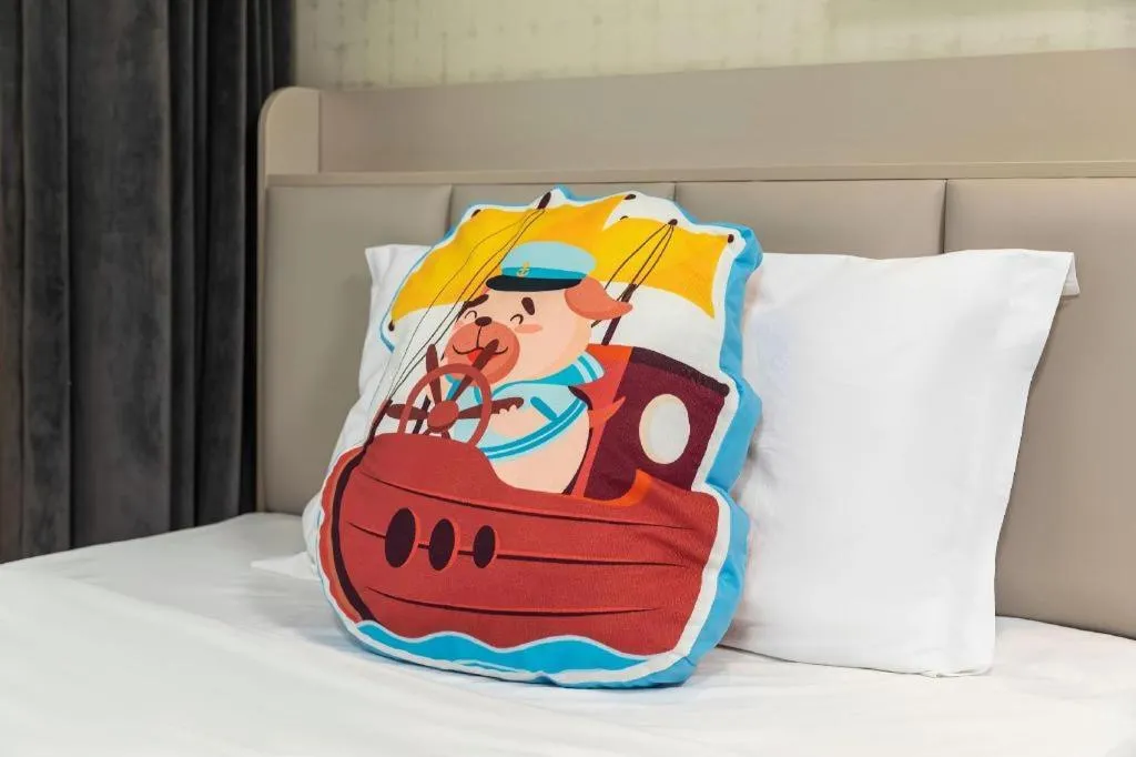 Bed in Jinjiang Metropolo Hotel Shenyang Country Garden Datong Lake Subway Station Branch