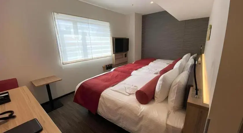 Bed in KEIKYU EX INN Hamamatsucho Daimon-Station (Tokyo) Bed in KEIKYU EX INN Hamamatsucho Daimon-Station (Tokyo)