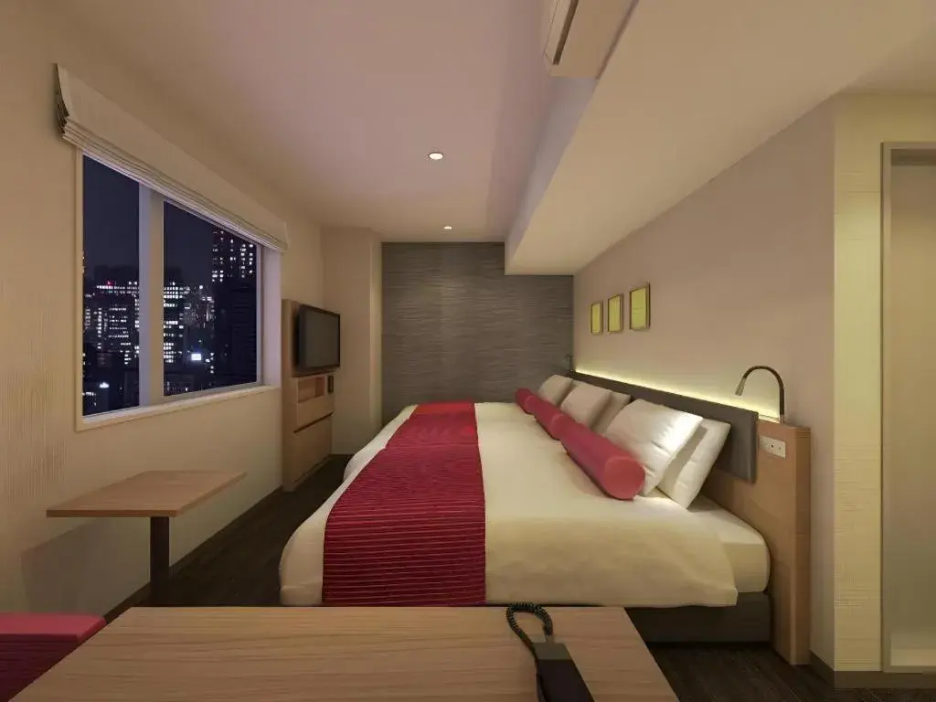 Bed in KEIKYU EX INN Hamamatsucho Daimon-Station (Tokyo) Bed in KEIKYU EX INN Hamamatsucho Daimon-Station (Tokyo)