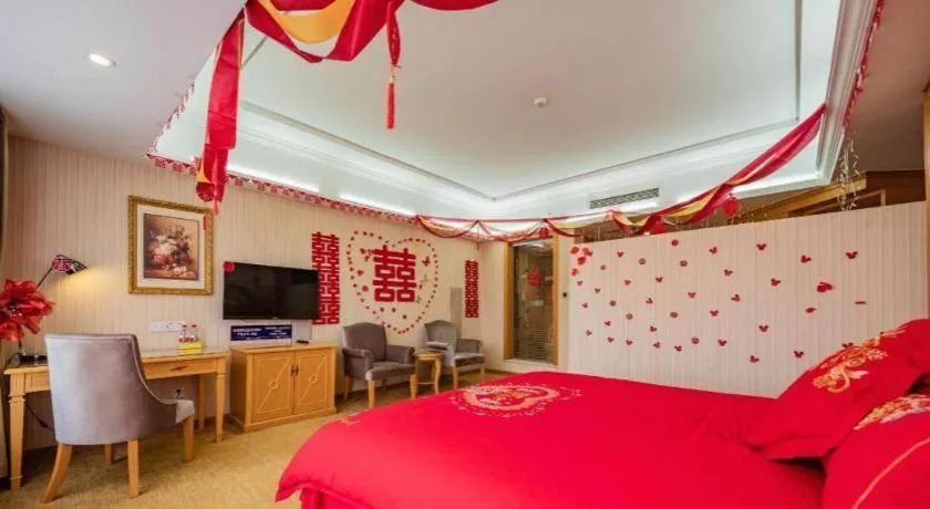 Bed in Vienna Hotel Chengdu Xinfan Furniture City