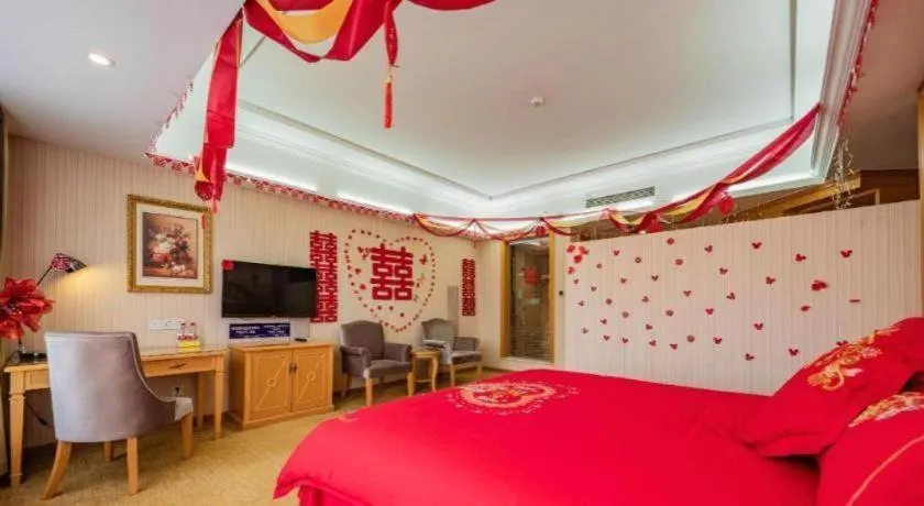 Bed in Vienna Hotel Chengdu Xinfan Furniture City