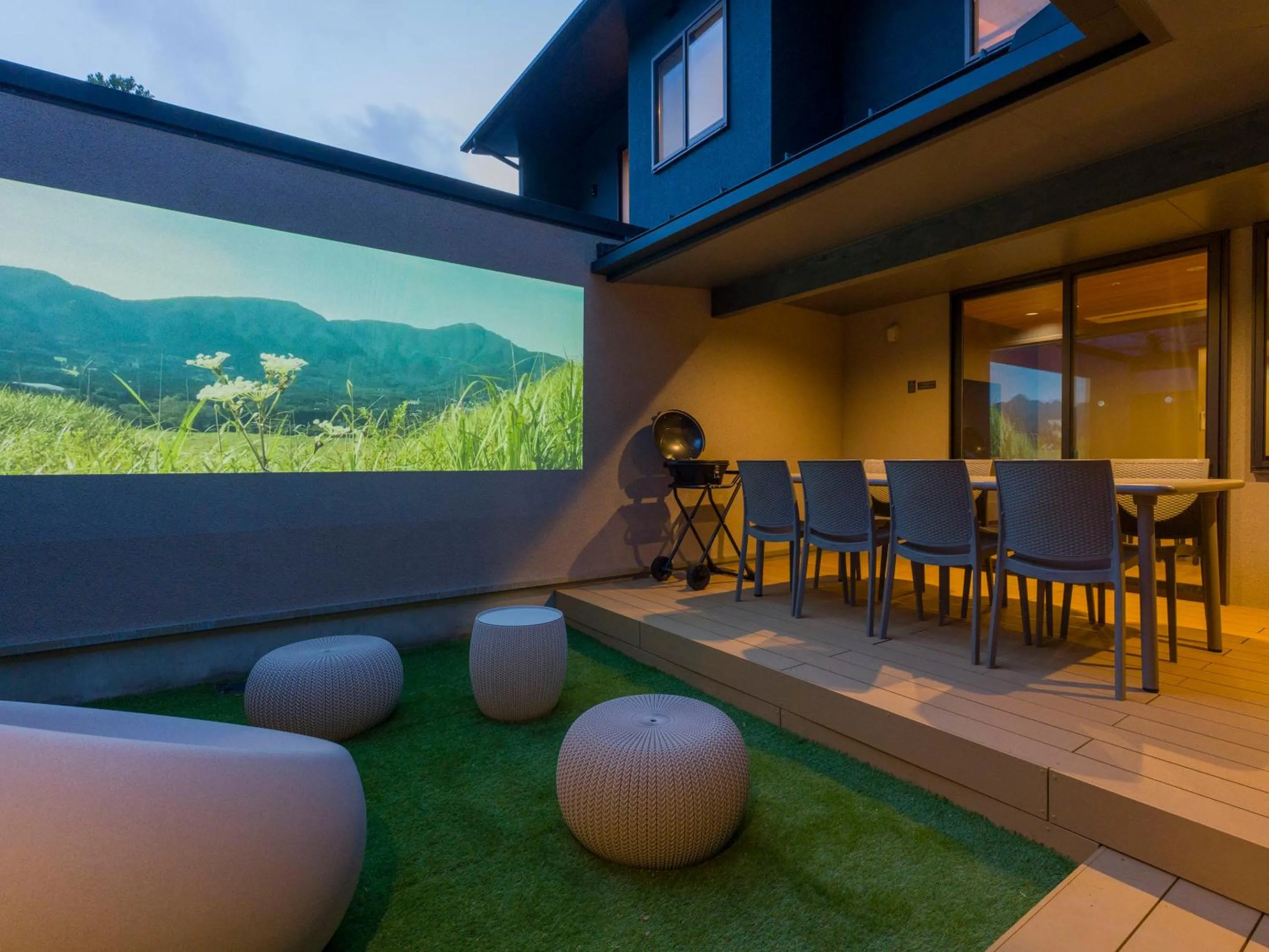 Balcony/Terrace in Rakuten STAY VILLA Hakone Togendai