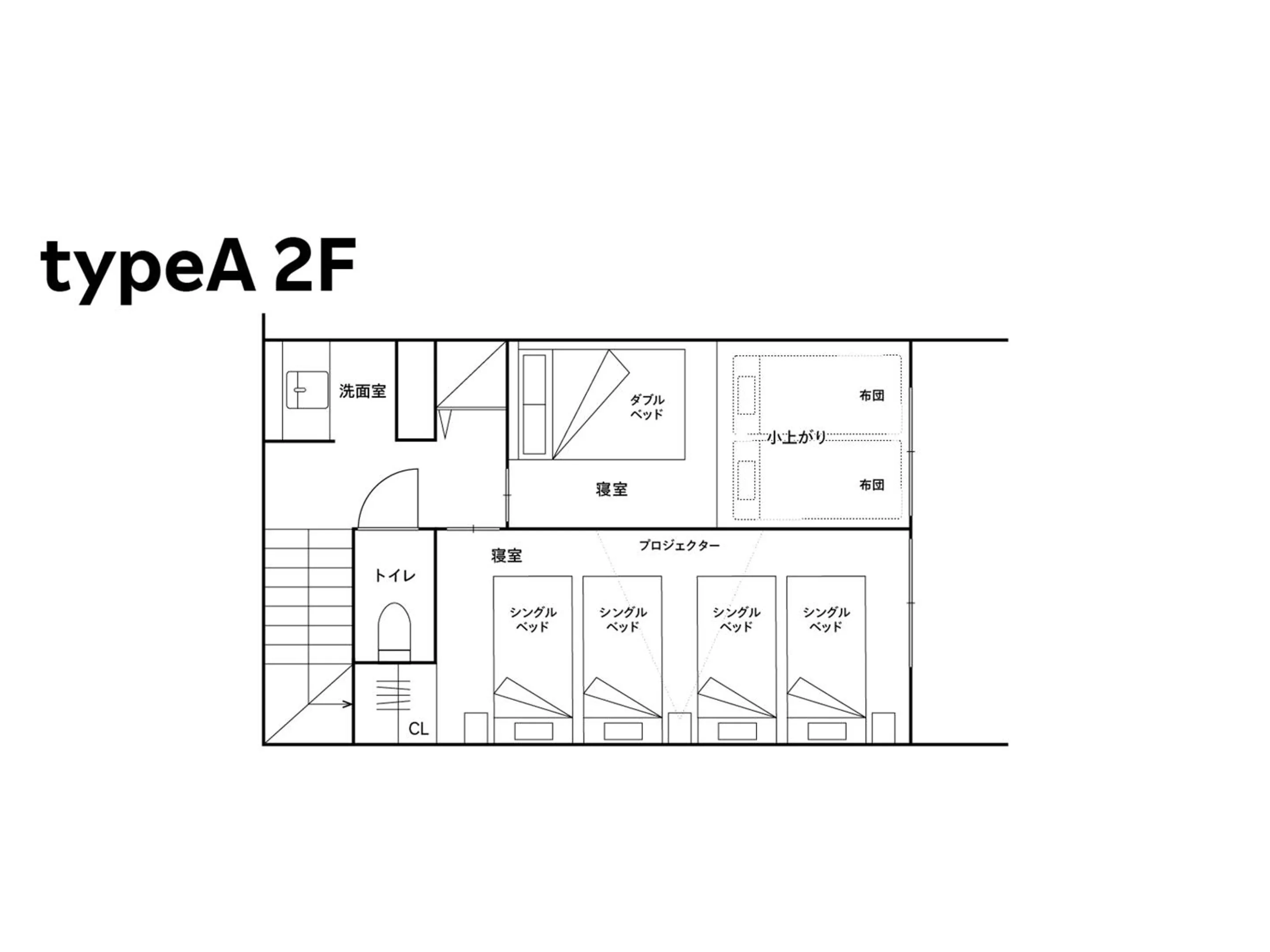 Floor plan in Rakuten STAY VILLA Hakone Togendai