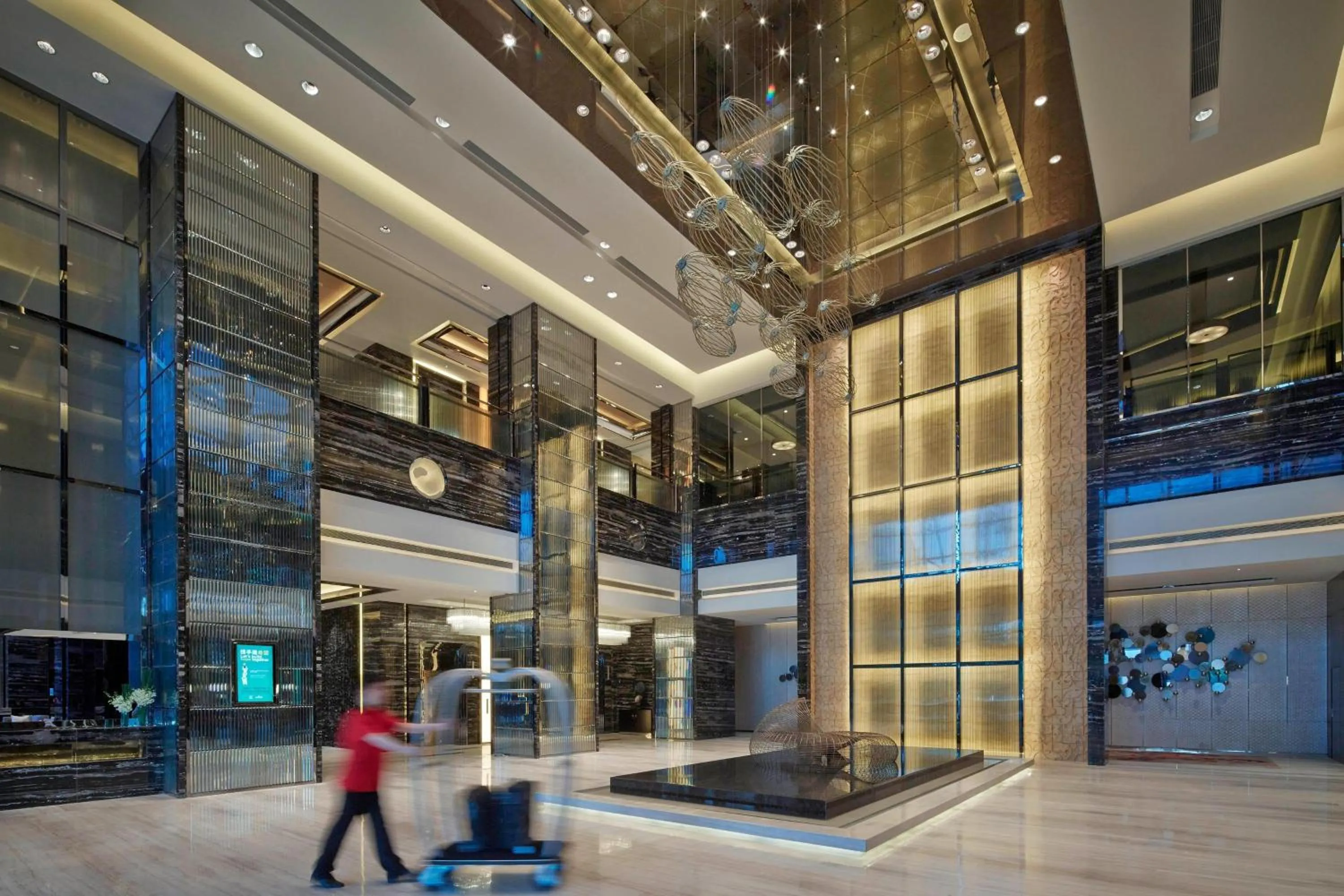 Lobby or reception in Zhuzhou Marriott Hotel