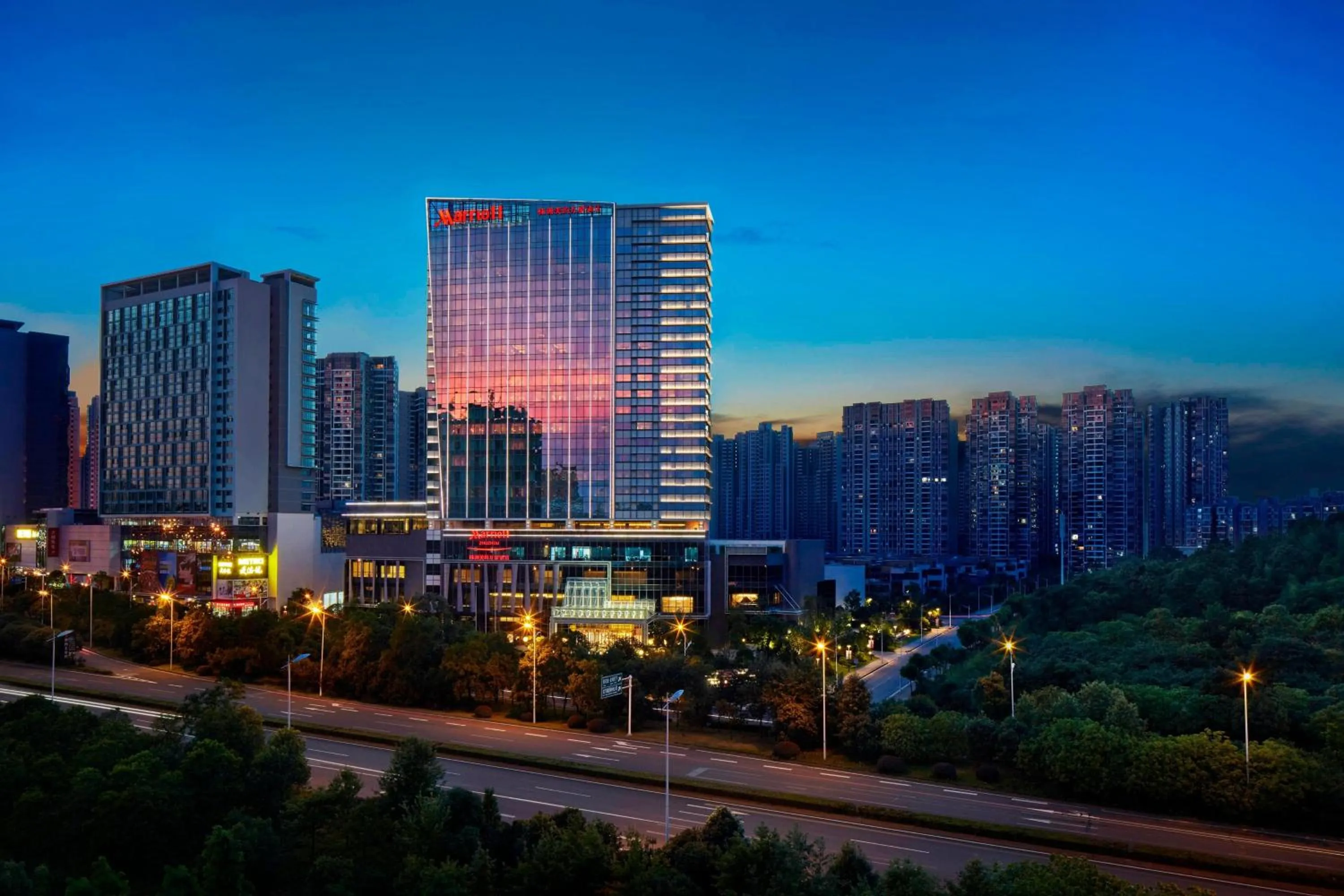 Property building in Zhuzhou Marriott Hotel