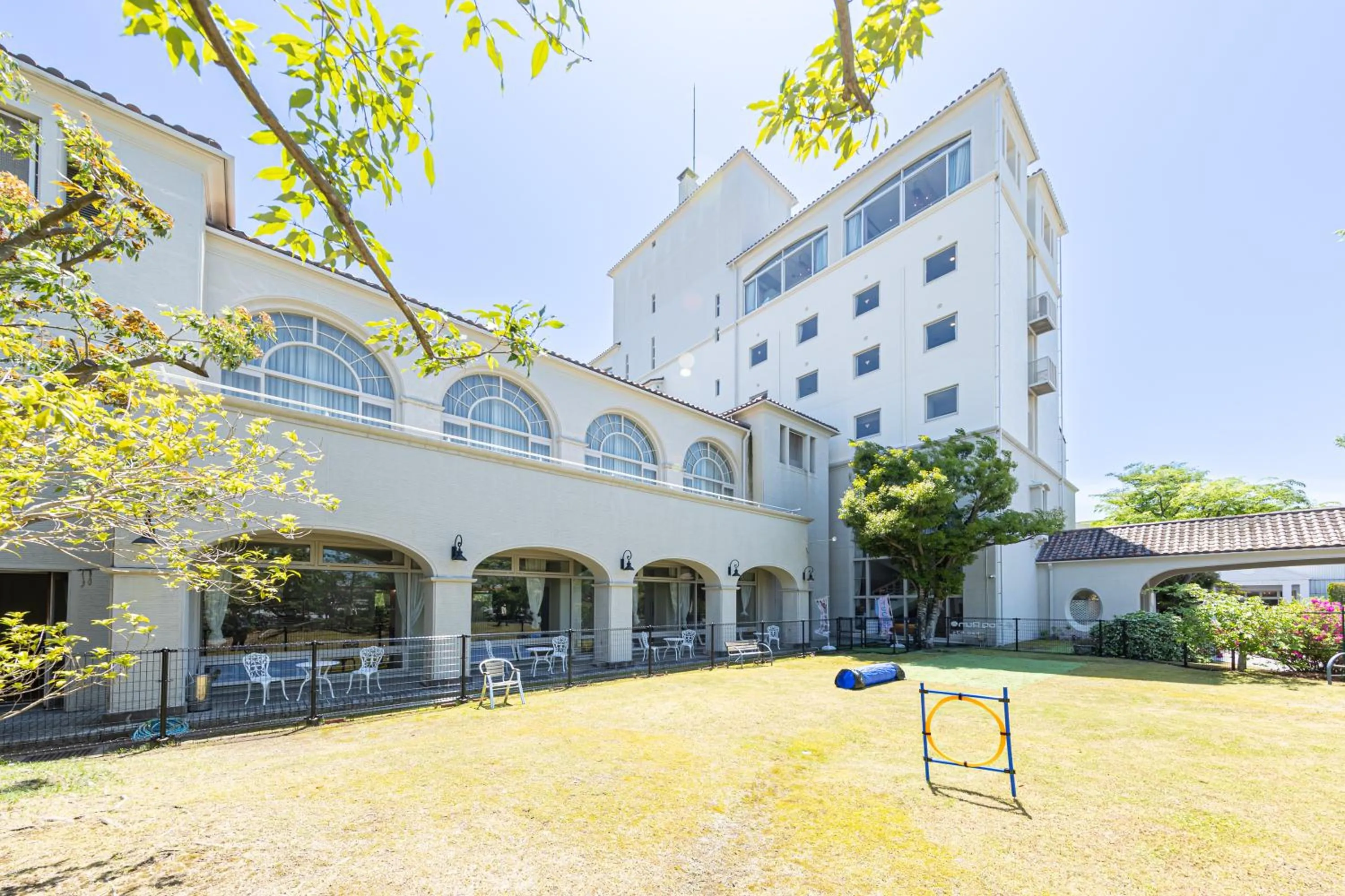 Property building in GARDEN HOTEL Hanayo