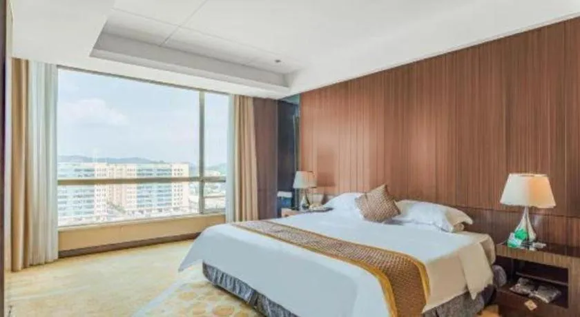 Bed in Santavan Hotel Shenzhen Guangming