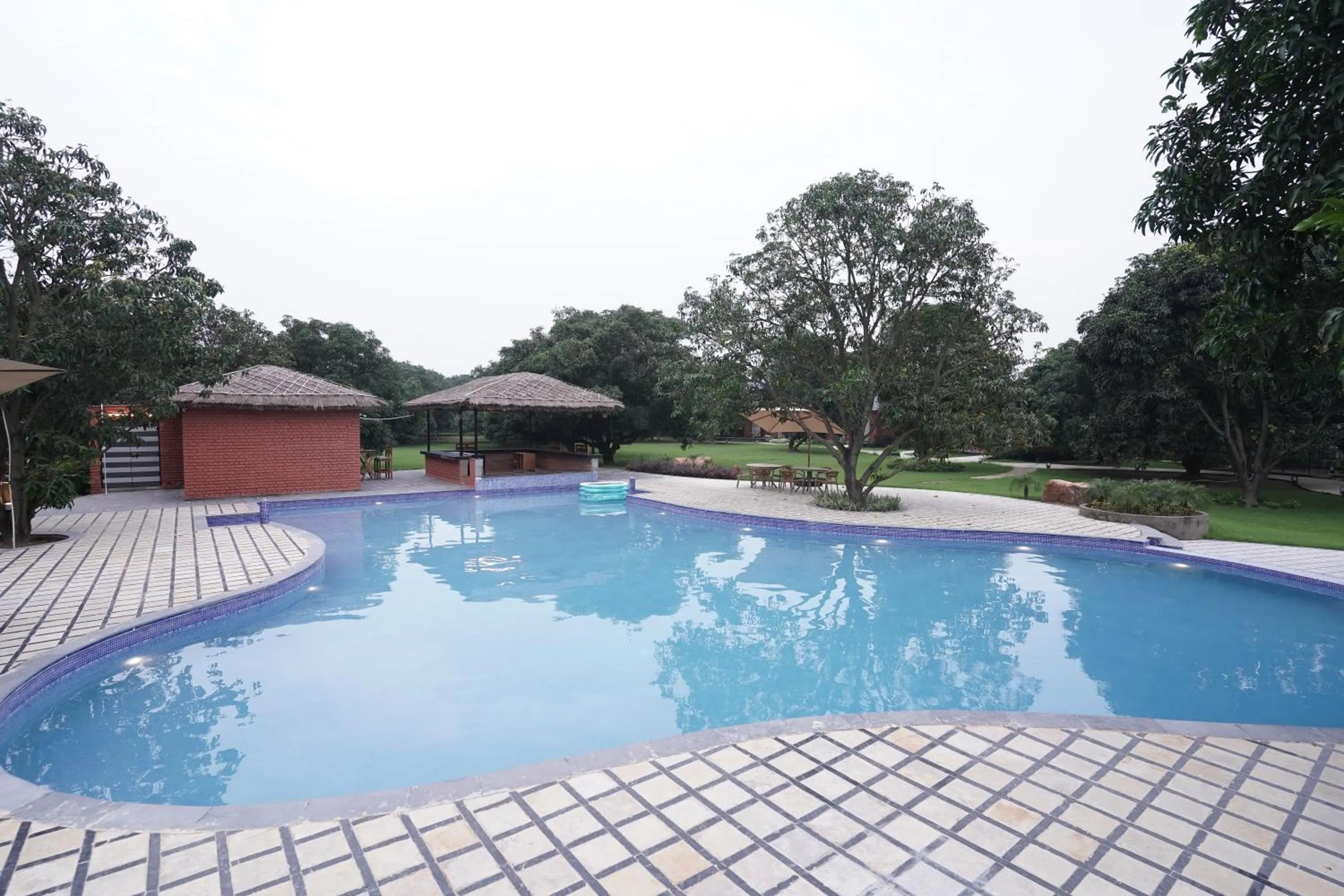 Swimming pool in Mamaya Resort & Spa By Four Leaf Hotels, Garh Mukteshwar