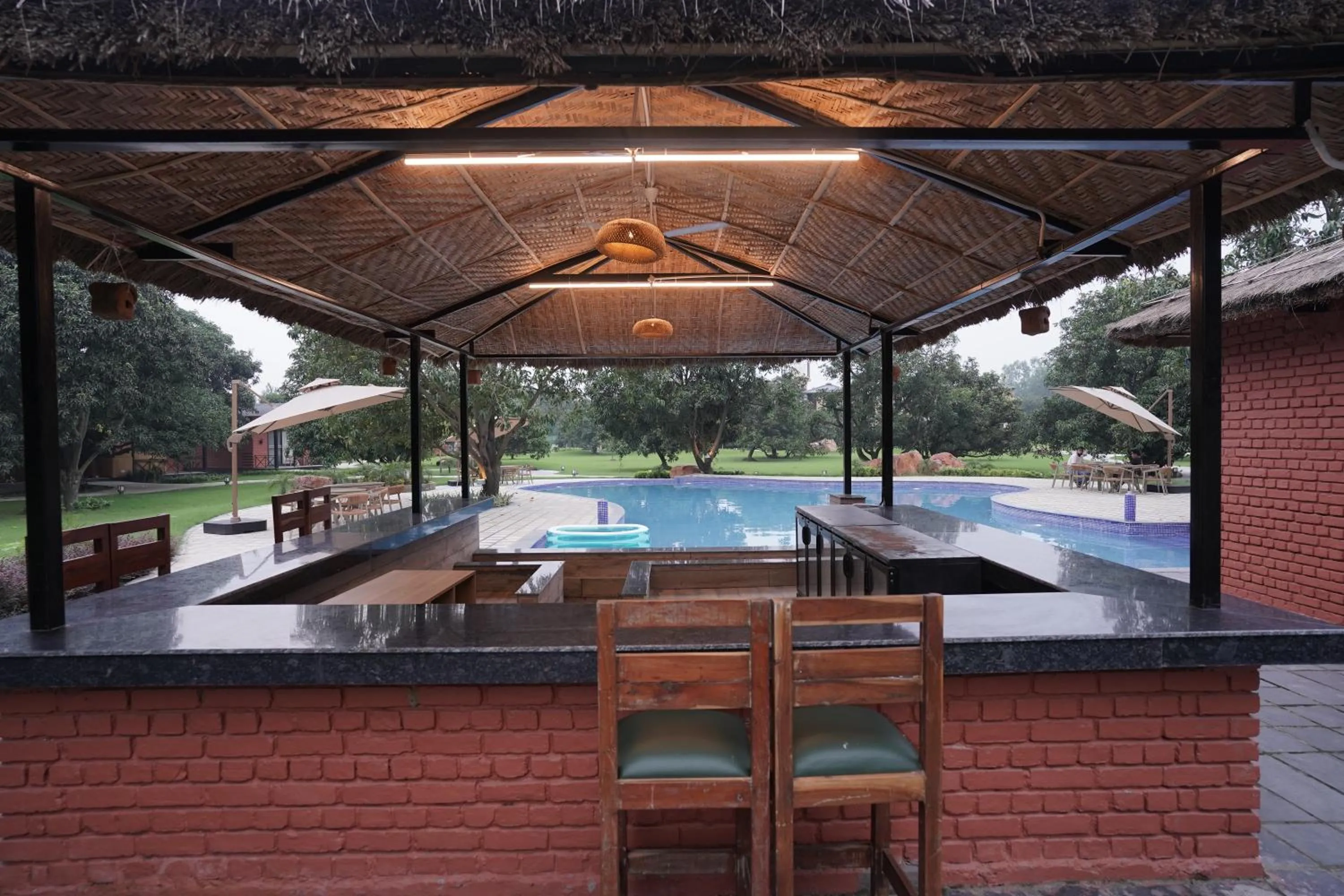 Swimming pool in Mamaya Resort & Spa By Four Leaf Hotels, Garh Mukteshwar