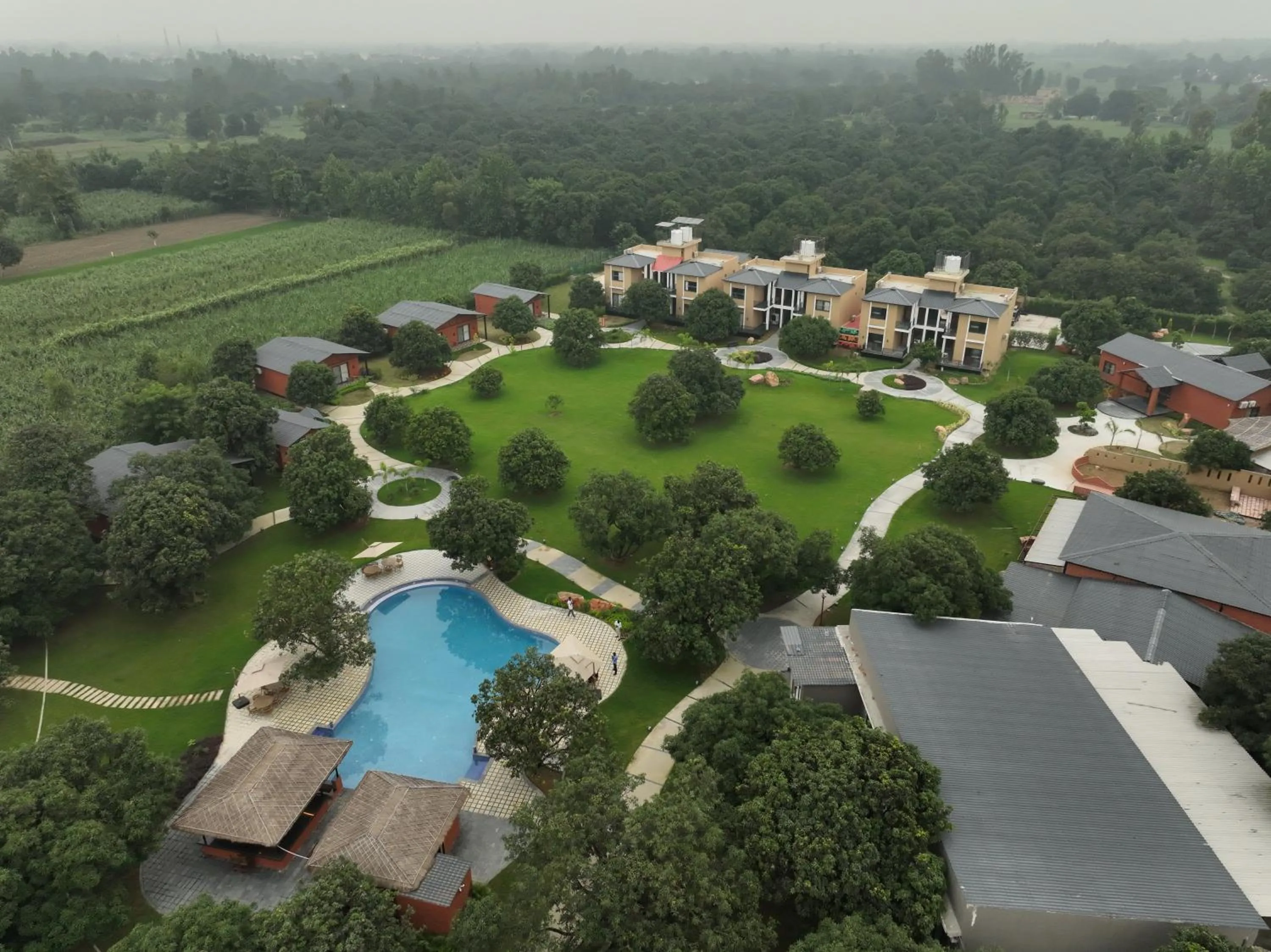 Facade/entrance in Mamaya Resort & Spa By Four Leaf Hotels, Garh Mukteshwar