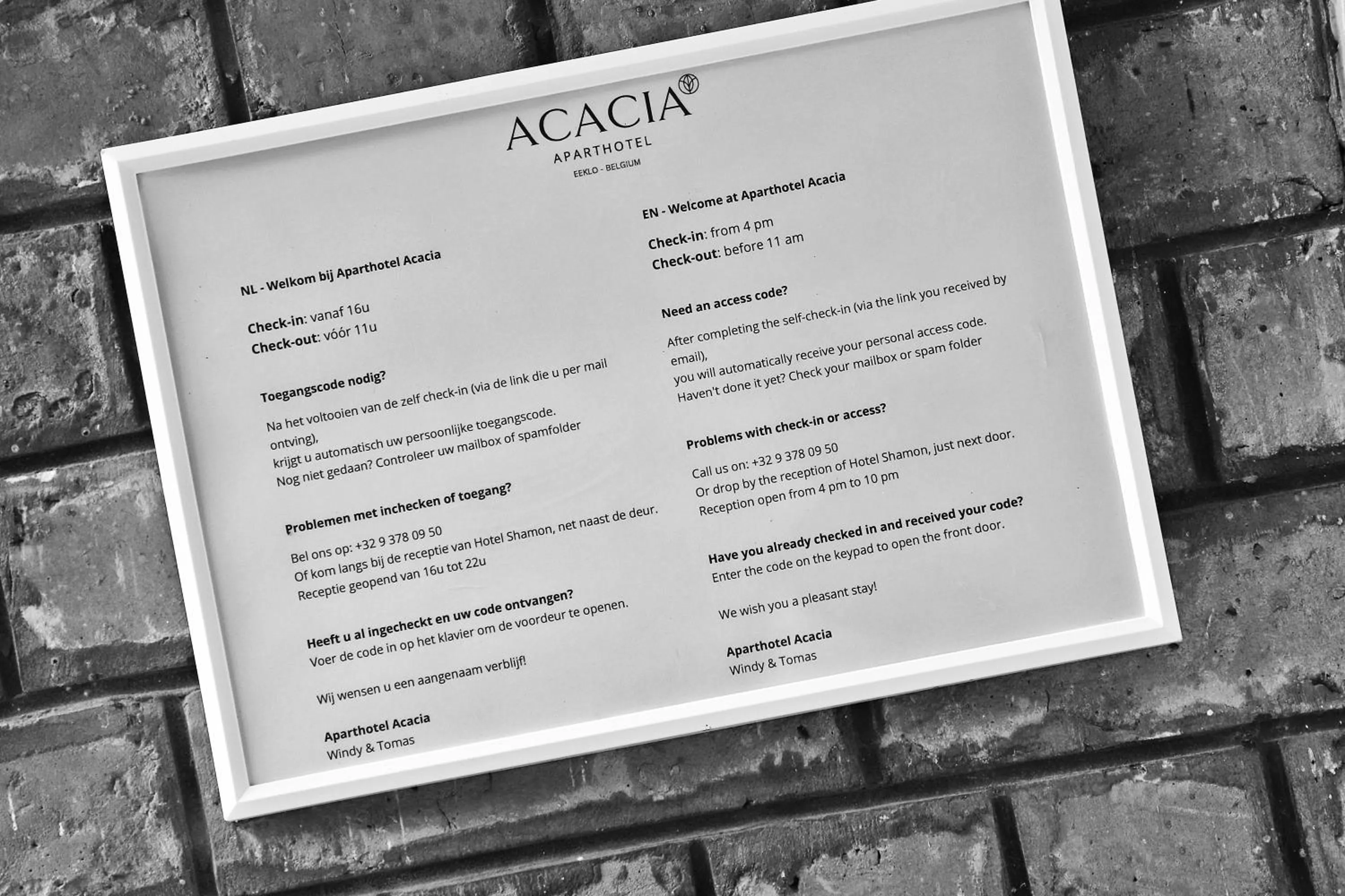 Property logo or sign in Aparthotel Acacia