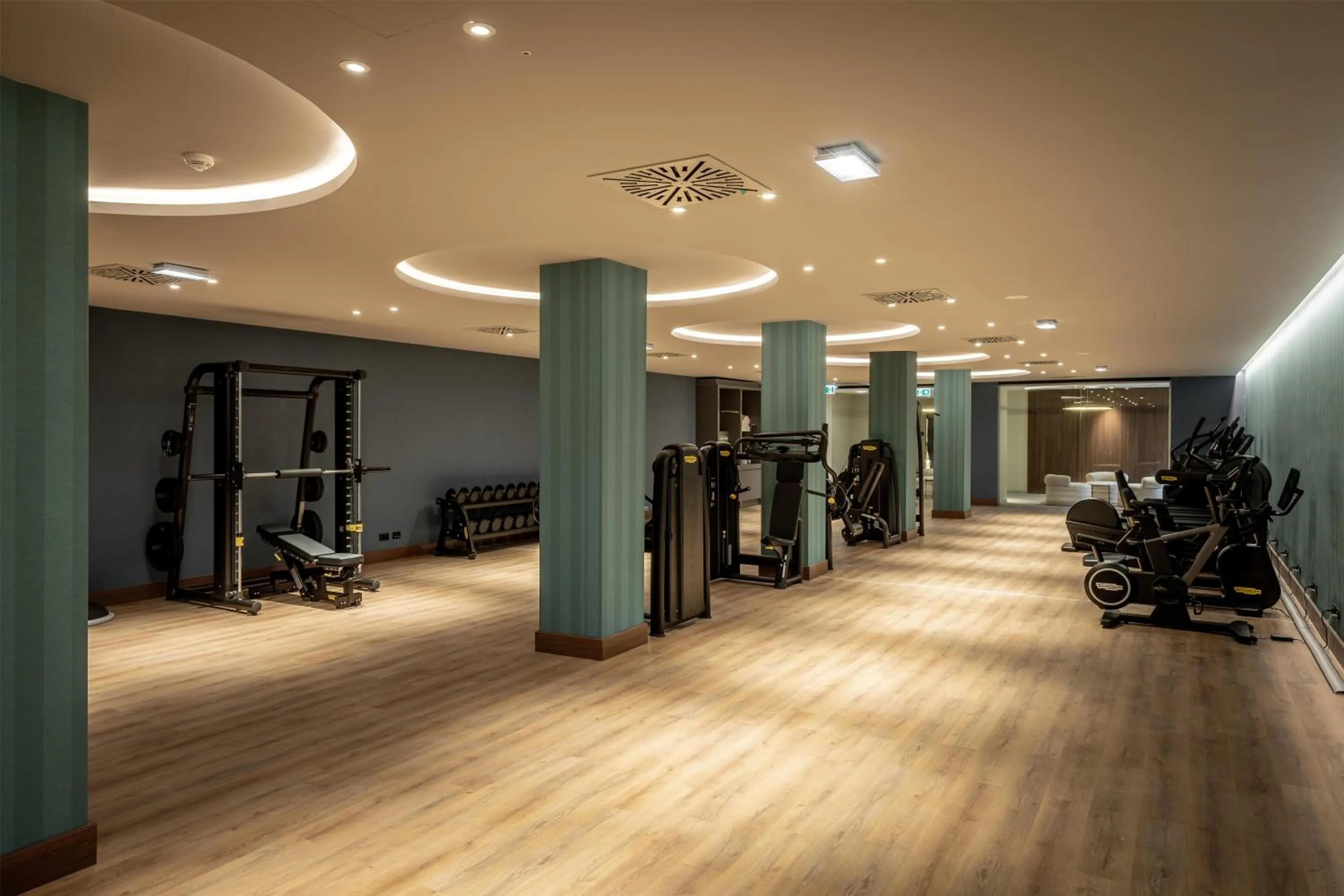 Fitness centre/facilities in Radisson Blu Hotel, Florence