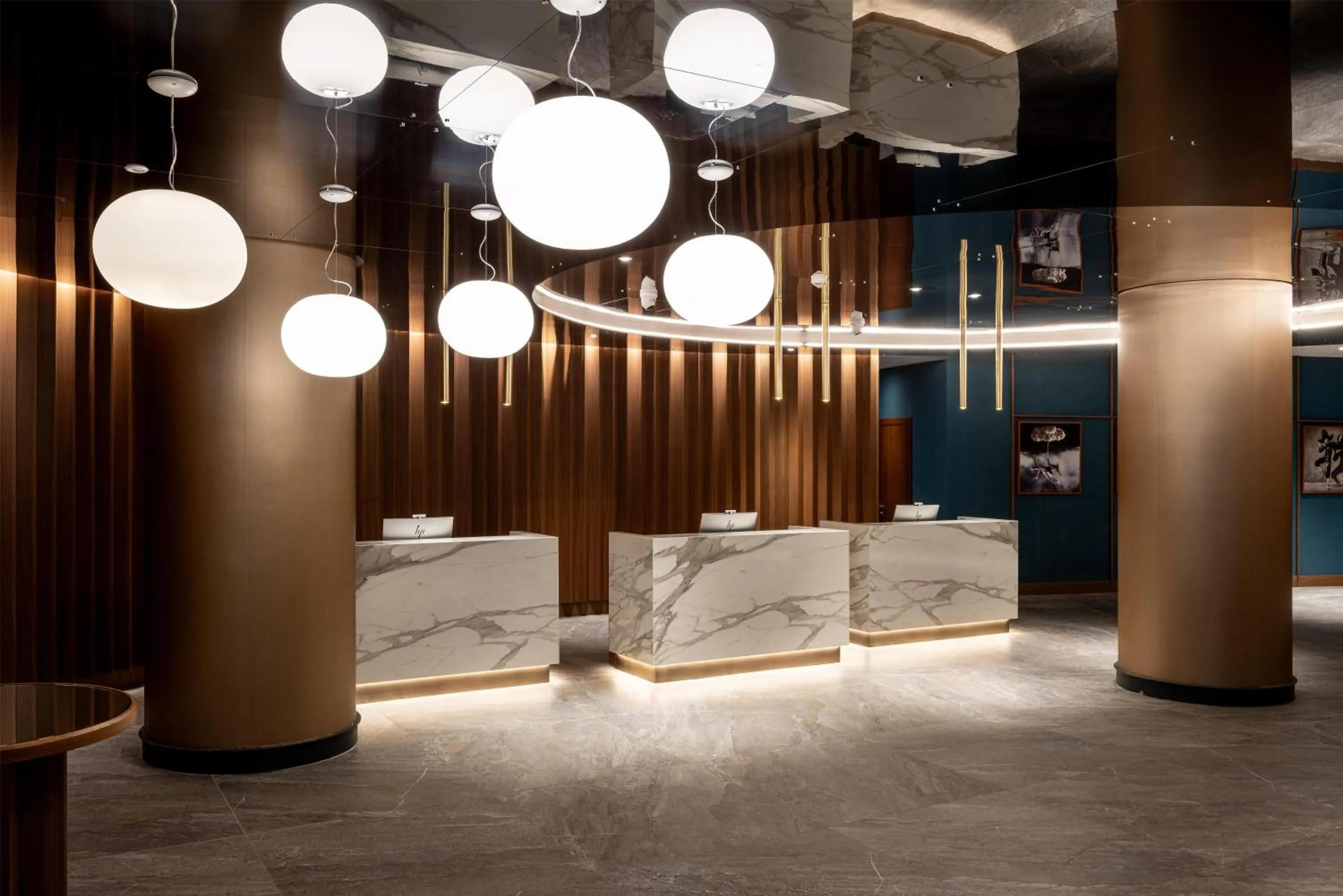 Lobby or reception in Radisson Blu Hotel, Florence