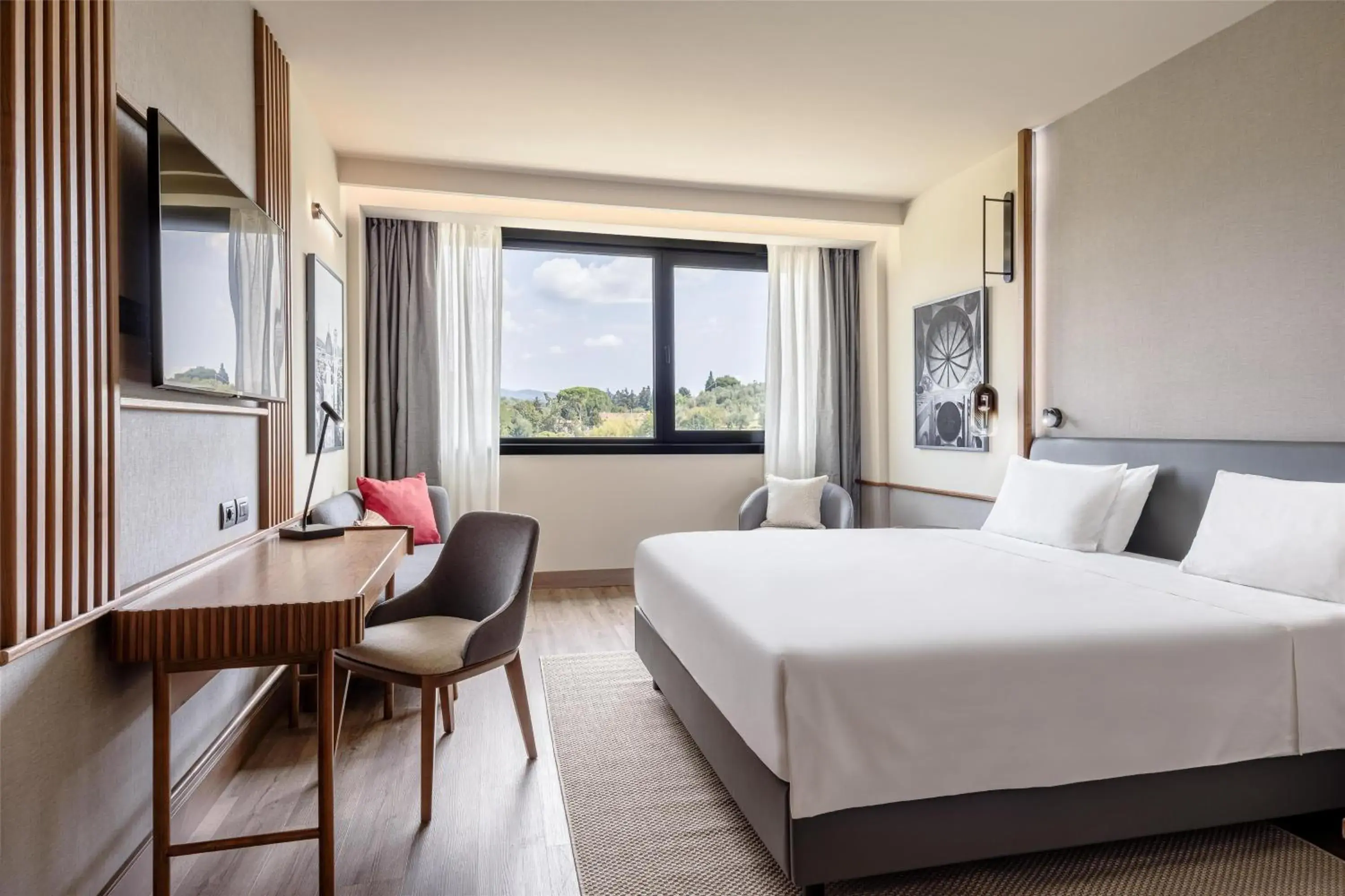 Bedroom, Bed in Radisson Blu Hotel, Florence Bedroom, Bed in Radisson Blu Hotel, Florence