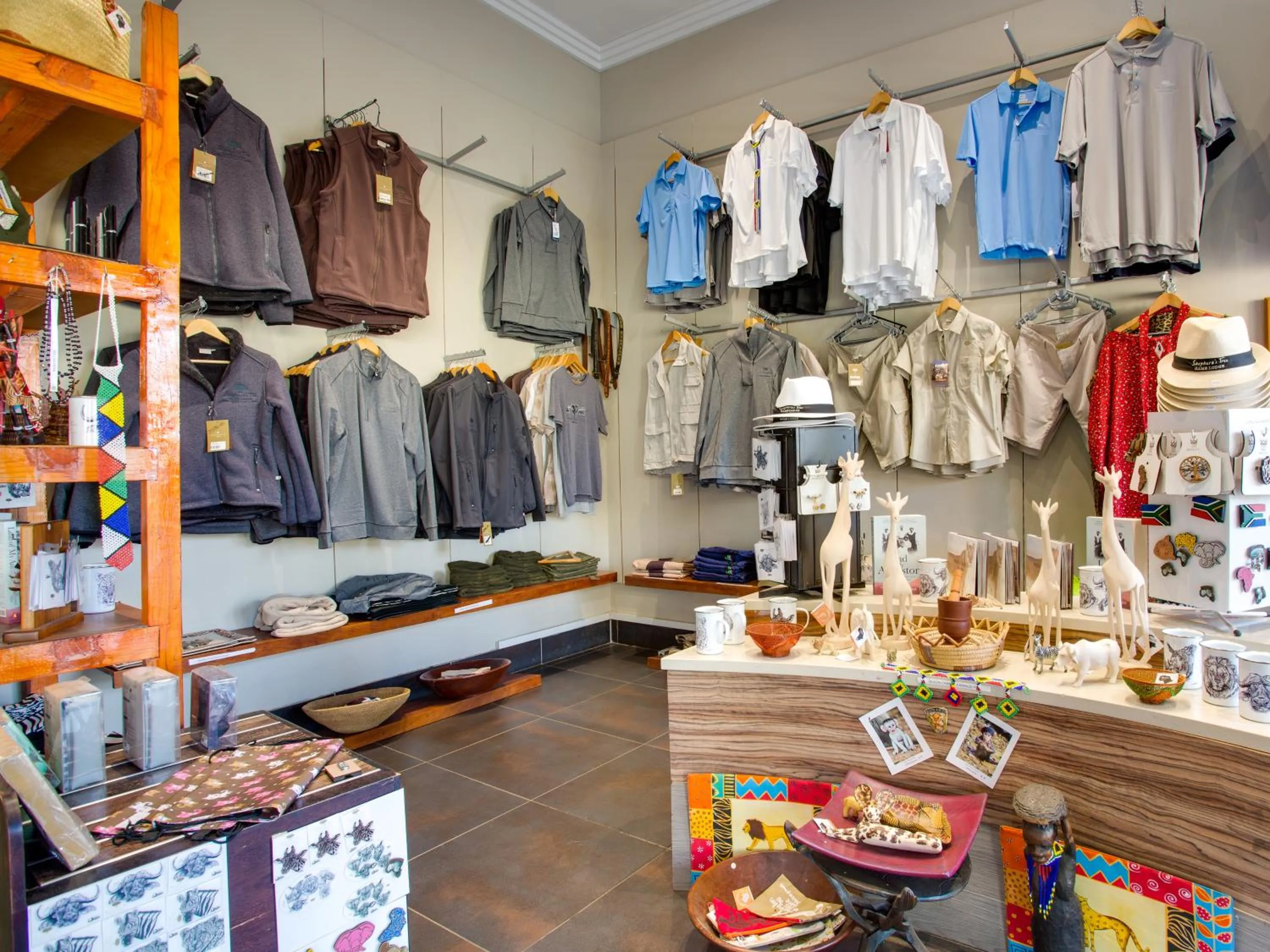 On-site shops in Shepherds Tree Game Reserve