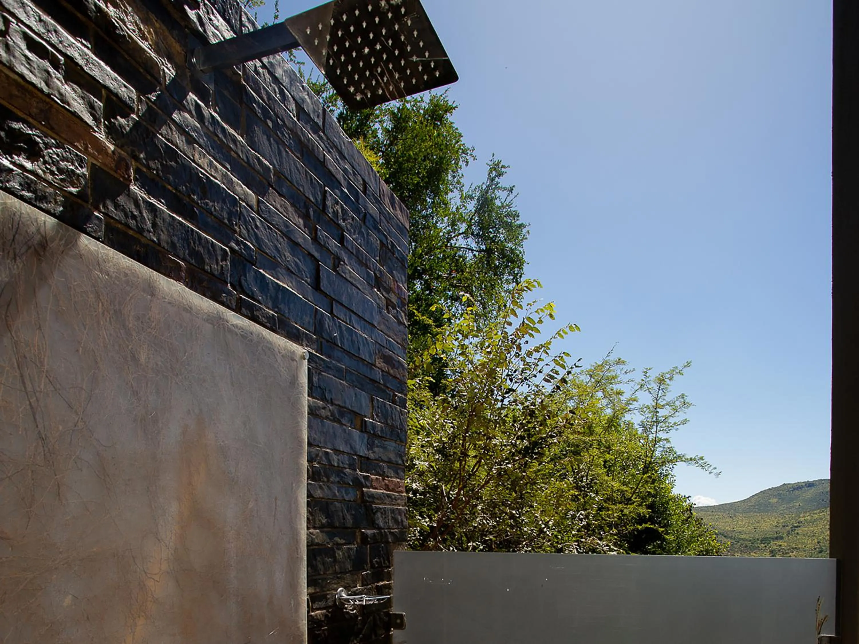 Shower in Shepherds Tree Game Reserve