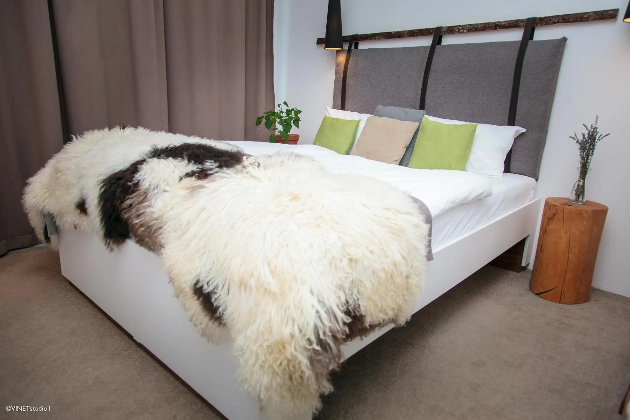 Bed in HOTEL Pyramid Lodge