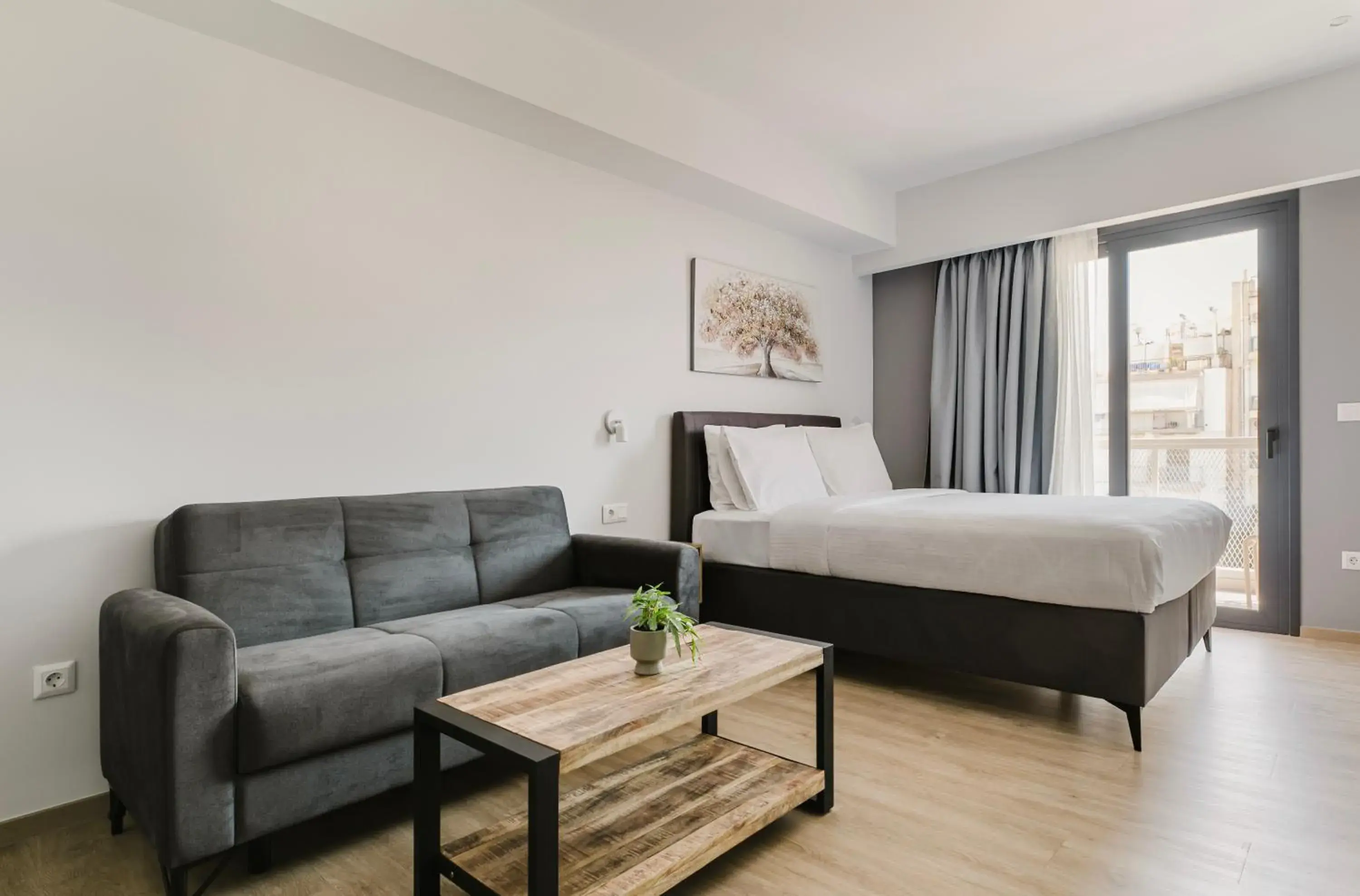 Living room, Bed in B48 Athens Dafni Living room, Bed in B48 Athens Dafni