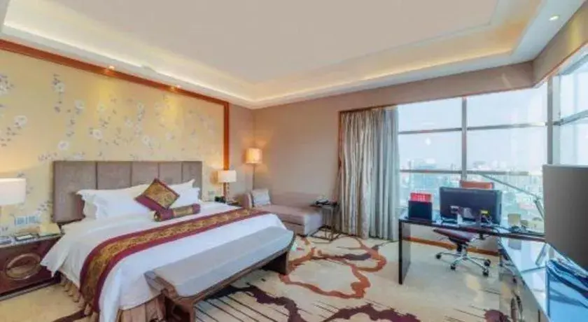 Bed in Yihao International Hotel Bed in Yihao International Hotel