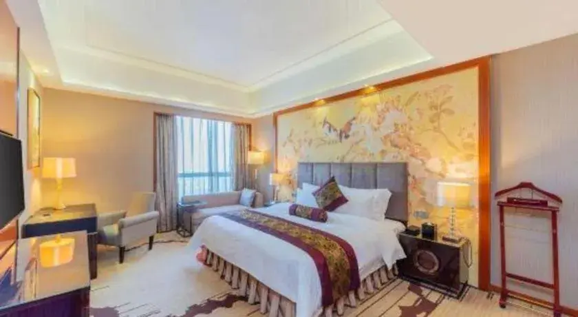 Bed in Yihao International Hotel Bed in Yihao International Hotel