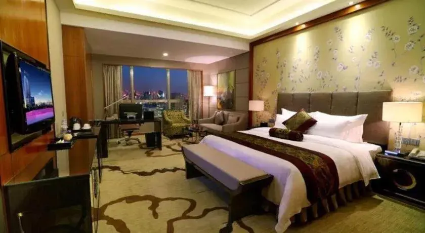 Bed in Yihao International Hotel Bed in Yihao International Hotel