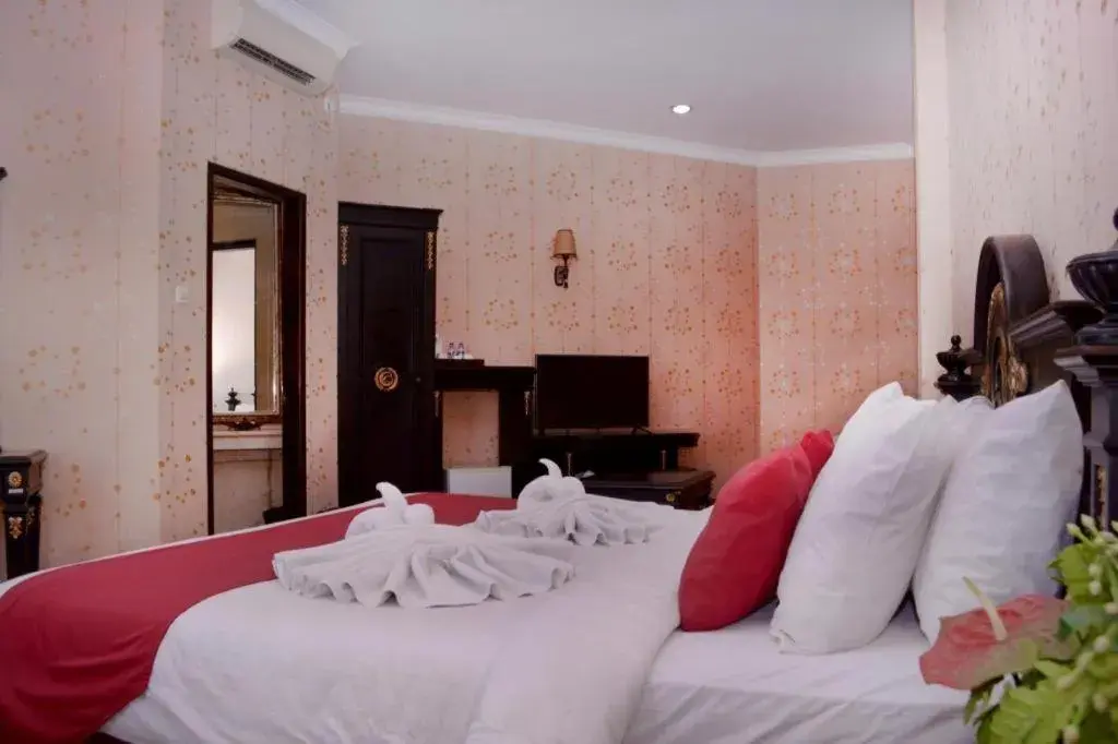 Bed in Quds Royal Hotel Bed in Quds Royal Hotel