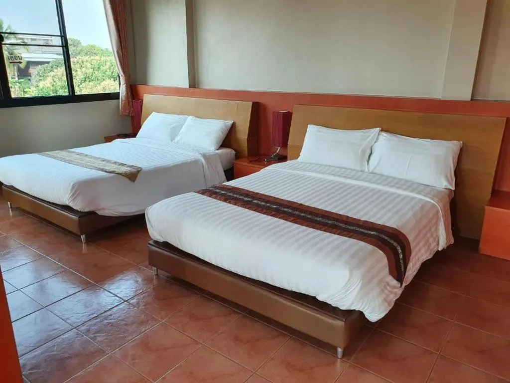 Bed in Kwan Phayao Villa