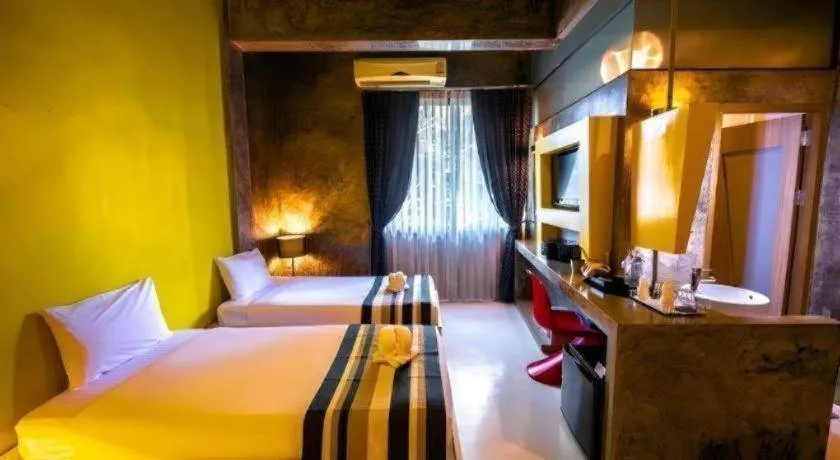 Bed in The B Ranong Trend Hotel