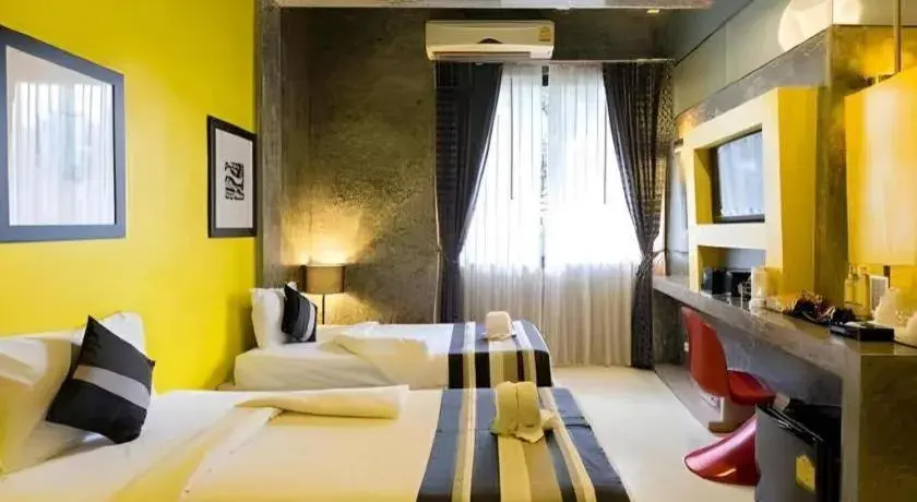 Bed in The B Ranong Trend Hotel Bed in The B Ranong Trend Hotel