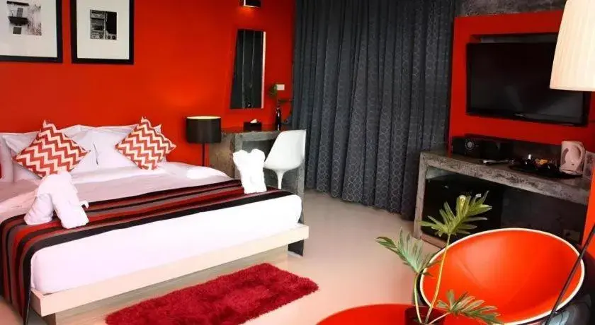 Bed in The B Ranong Trend Hotel Bed in The B Ranong Trend Hotel