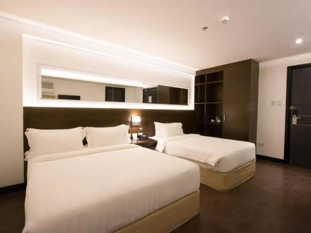 Bed in Hotel Fina Bed in Hotel Fina