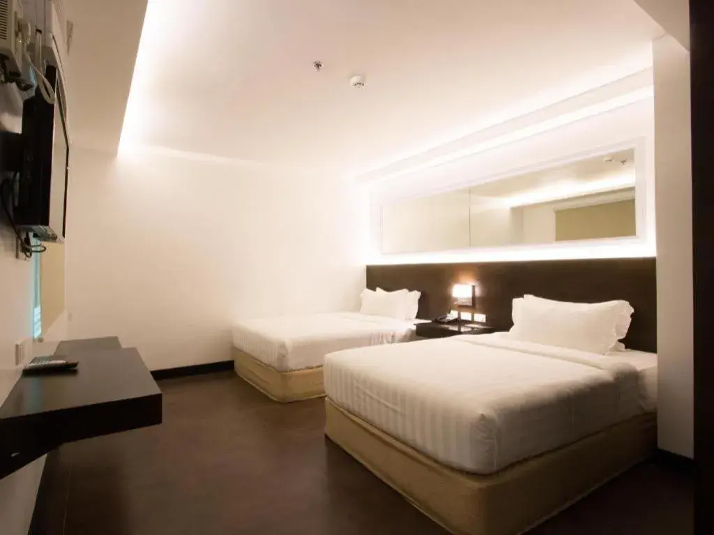 Bed in Hotel Fina Bed in Hotel Fina