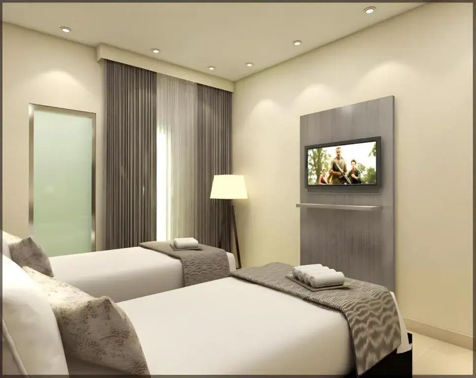 Bed in Smart Budget Hotel Bed in Smart Budget Hotel