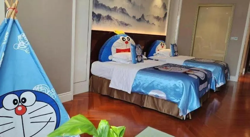 Bed in GreenTree Eastern Yancheng Binhai County Aobaolia Beichen Hotel