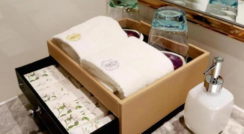 Bed in GreenTree Eastern Yancheng Binhai County Aobaolia Beichen Hotel