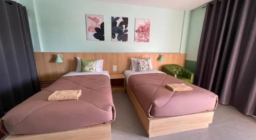 Bed in Kiatwimon Hotel