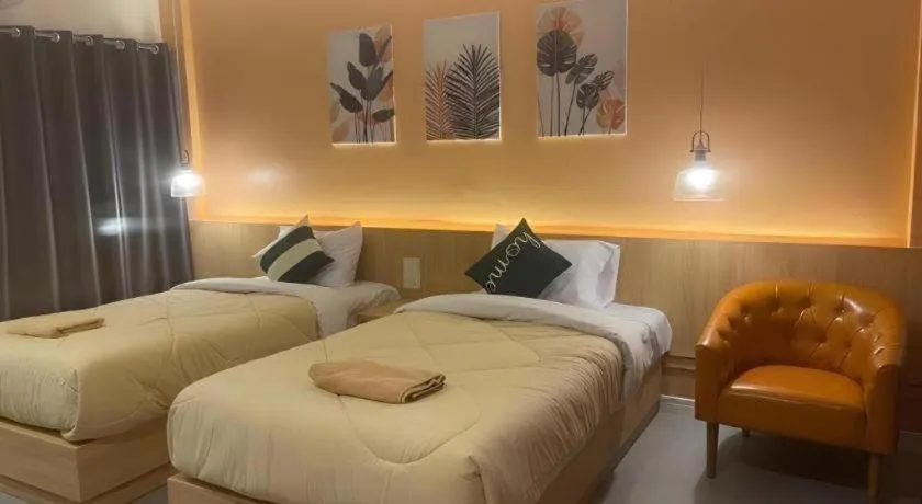 Bed in Kiatwimon Hotel