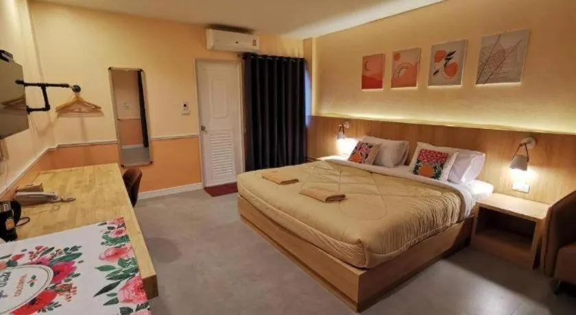 Bed in Kiatwimon Hotel