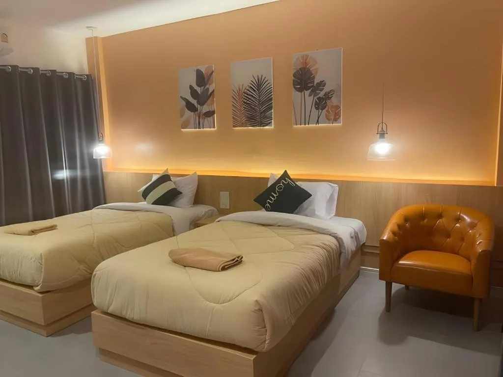 Bed in Kiatwimon Hotel